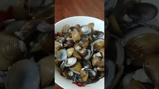 bennek halaan waterclams corbicula bivalve shorts asmr pinoyfood trending satisfyingfood [upl. by Henrik]