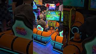 Quick look Dino Storm rowing arcade game by UNIS dinosaurs arcade [upl. by Aeneg]