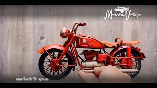 Modellino Vintage motocicletta depoca [upl. by Maretz]