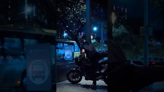 Night rider city scrambler 🏍️🏍️ caferacer motorcycle husqvarna husqvarnamotorcycles [upl. by Yadahs]