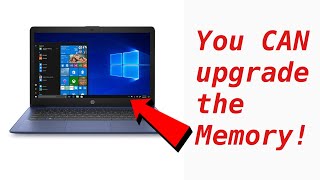 You CAN upgrade the memory on HP Stream Laptops [upl. by Inimod957]