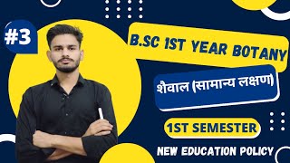 शैवाल bsc 1st year botany chapter 1 algae  botany bsc 1st year  botany 1st semester classes 2024 [upl. by Annaeoj]