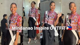 JUST IN MISS UNIVERSE 2024 PHILIPPINES CHELSEA MANALO MINDANAO INSPIRE ON DAY 14 DINNER OUTFIT 🇵🇭😱 [upl. by Henke612]