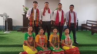 Bebak borokrok Dance by Aitorma baptist church Chawmanu Sikla bodol [upl. by Onidranreb]