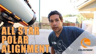 How to Polar Align a Celestron Mount All star polar alignment [upl. by Kemble10]