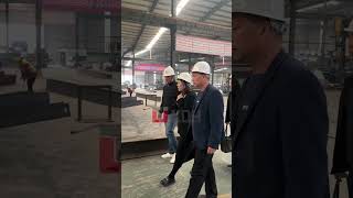 Foreign customers visit the production workshop [upl. by Ahsieat]