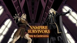 Exploring Draculas Castle  Ode to Castlevania EP2  VAMPIRE SURVIVORS [upl. by Koralie]