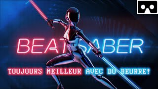 BEAT SABER EXPERT 2D  3D VR  Anaglyph  Escape Remix  Jaroslav Beck Tokyo Machine [upl. by Eahsal811]