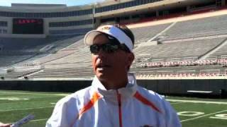 Todd Monken Postgame Interview  2011 Spring Game [upl. by Monreal]