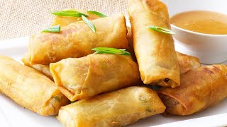 Spring Roll  Easy Veg Starter Recipe  Veg Spring Roll  Mayuris Kitchenn [upl. by Aihsenot]