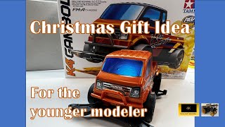 Tamiya 4x4 mini Jeep  K4 Gambol  An ideal Christmas present for the younger modeller [upl. by Rusel]