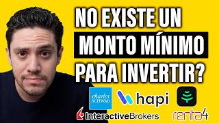 🤔 ¿Monto mínimo para invertir en la bolsa [upl. by Hairacaz211]