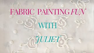 Fabric Painting Flour Paste Method [upl. by Eednar]