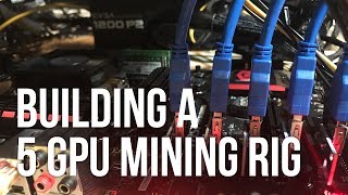 Building a 5 RX 470 GPU ETH Mining Rig Running ethOS [upl. by Ebbie171]