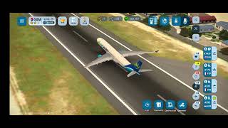 world airport game Saint Maarten airport plane 4k take off and landing viralvideo video aviation [upl. by Rendrag526]