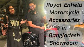 Other accessories in the Royal Enfield showroom Bangladesh [upl. by Ellenyl]