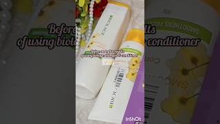 before and after results of using biolage shampoo amp conditioner biolage biolagereview shorts [upl. by Frye]