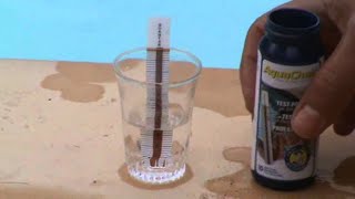 Test salinité eau de piscine par ECOPISCINE [upl. by Etnovahs]