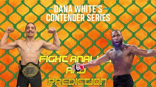 Contender Series Jonathan Micallef vs Mohamed Ado Fight Analysis amp Prediction Week 10 [upl. by Nnaj179]