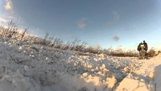 Snow Challange  FUN  DRIFT  Season 2013  HD  GoPro Hero 2  Yamaha Grizzly 550 [upl. by Ahsyia]