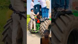 Police wale ne plda tractor 🚜tractor tractorvideo tractorlover monster monsterhunter shorts [upl. by Rosalia]