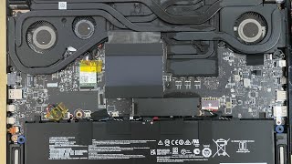 MSI GS66 12UGS UPGRADE RAM amp SSD SLOT TEARDOWN [upl. by Nivan]