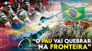 Brasil envia DRONE com MÍSSEIS para a fronteira Felipe Dideus [upl. by Philly]