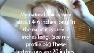 DIY How to make Hair Extensions  home with shrink tubing ShreenkE [upl. by Syst974]