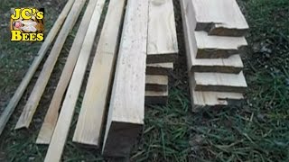 Chainsaw mill How much lumber is in a 15quot log [upl. by Podvin437]