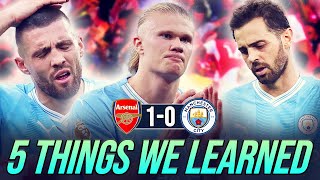 WE NEED CREATIVITY  5 THINGS WE LEARNED  ARSENAL 10 MAN CITY [upl. by Randene241]