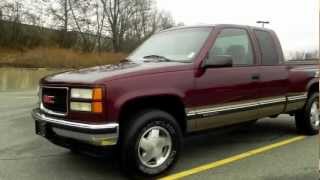 1998 GMC Sierra 1500 SLT Z71 Style Side 4x4 57L V8 Vortec GAS Loaded New Tires [upl. by Ahseim813]