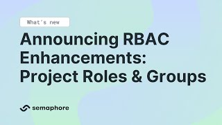 Announcing RBAC Enhancements Project Roles and Groups [upl. by Burner149]