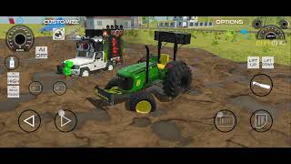 Jondher Tractor and Dj Dono Fass gaye Kichad Me Kichad se Bahar Kaise Nikale  trending gameplay [upl. by Warga]