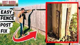 How to Fix a Broken Fence Post in Under 15 Minutes  Post Buddy [upl. by Allenod]