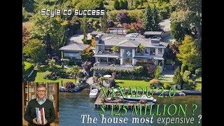 The most EXPENSIVE HOUSE 125 million Xanadu 20 of BILL GATES [upl. by Llerdnad809]