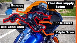 New Thrashin Supply T bar set up for the Road Glide [upl. by Notserk]