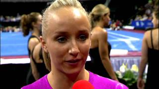 Nastia Liukin Interview  2008 Visa Championships  Women [upl. by Tolliver221]