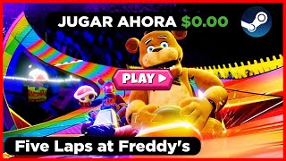 Five Laps at Freddys El Mario Kart de FNAF 😲 [upl. by Gianina]