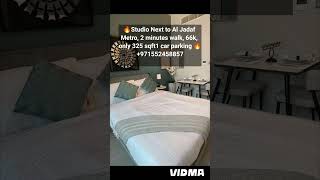 🔥Studio Next to Al Jadaf Metro 2 minutes walk 66k studioforrentindubaijadaf studio jadafdubai [upl. by Layap]