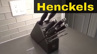 Henckels 14 Piece Knife Set ReviewEvery Kitchen Needs This Set [upl. by Nevanod]