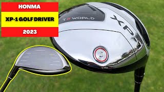 HONMA XP1 GOLF DRIVER 2023 HONMA DRIVER REVIEW  ARE HONMA DRIVERS FORGIVING [upl. by Ahtoelc]