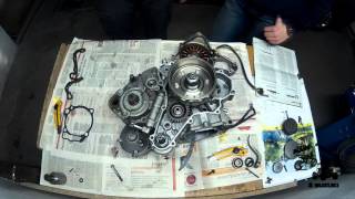 Suzuki LTR 450  Engine rebuild  Assembly Part 22 [upl. by Katsuyama]