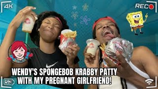 Wendy’s SpongeBob Krabby Patty With My Pregnant Girlfriend🔥 WE TALKED ABOUT THE BABY AND MORE [upl. by Nedah180]