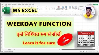 Excel for fresher  WEEKDAY Formula in Excel  WEEKDAY Formula in Excel text 🔥 rishidotedu [upl. by Ramon26]