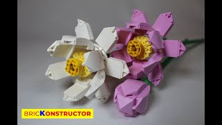 LEGO Flores de Loto  Reseña y Construcción a detalle [upl. by Haropizt]