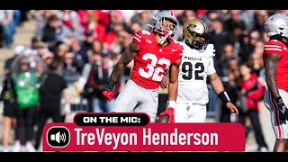 Ohio States TreVeyon Henderson on his pass catching sharing the backfield with Quinshon Judkins [upl. by Pierson]