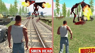 INDIAN BIKE DRIVING 3D SIREN HEAD ATTACK IN CITY100 POLICE ARMY VS SIREN HEAD [upl. by Libna]