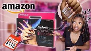 Beginner friendly nail kit with everything you need Is it really worth it  Mia secret review [upl. by Thibaud493]