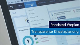 Randstad Weplan  die innovative App für Ihre Einsatzplanung [upl. by Fulbert]