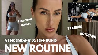 My New Routine  Building a stronger leaner amp defined body [upl. by Pearl861]